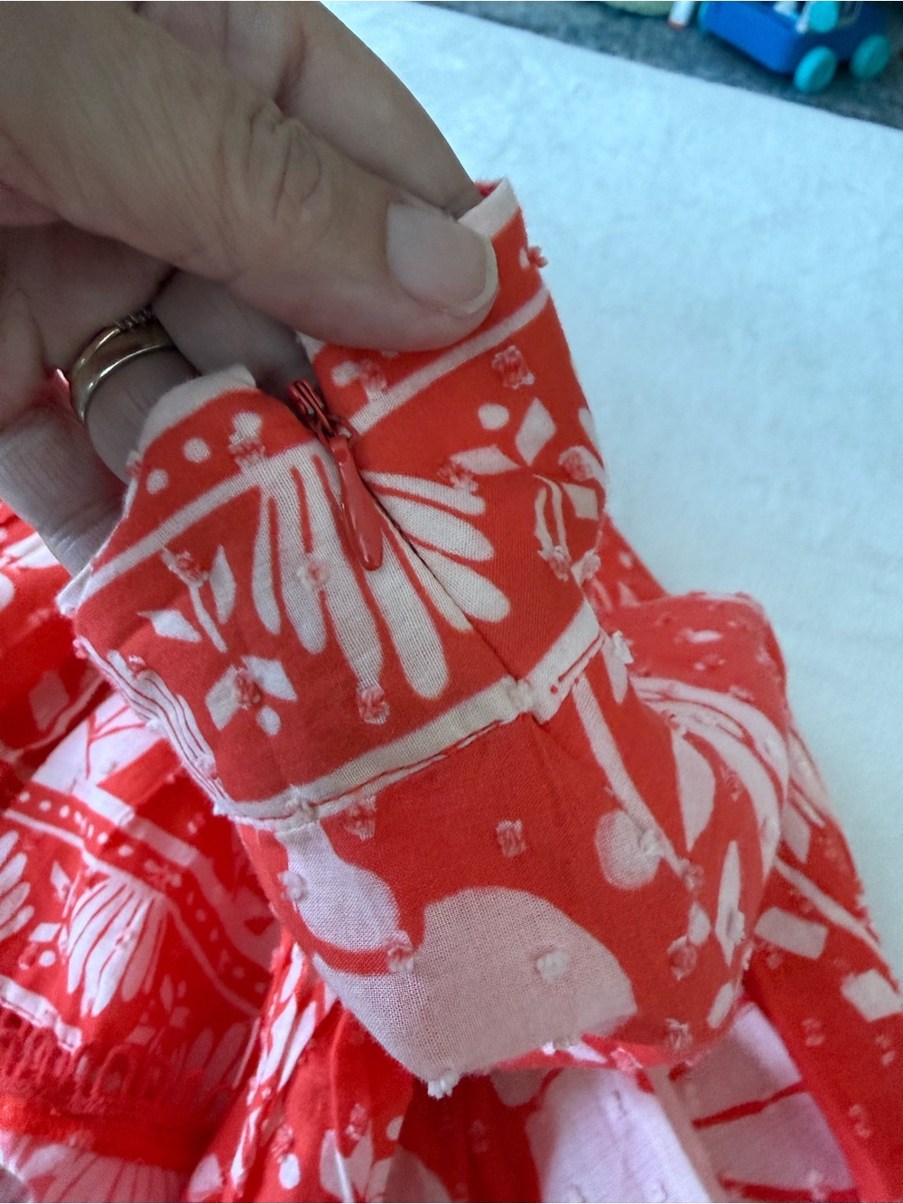 FARM Rio Coral Red and White Floral Two-Piece Set - Picture 14 of 15